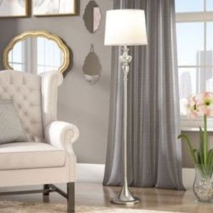 Silver Floor Lamp
